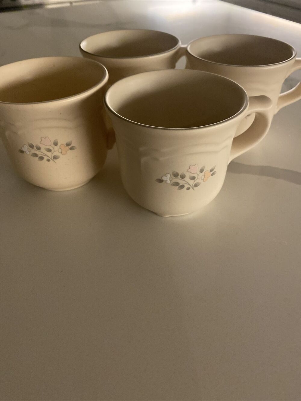 Pfaltzgraff Remembrance Set Of 4 Vintage Coffee Cups